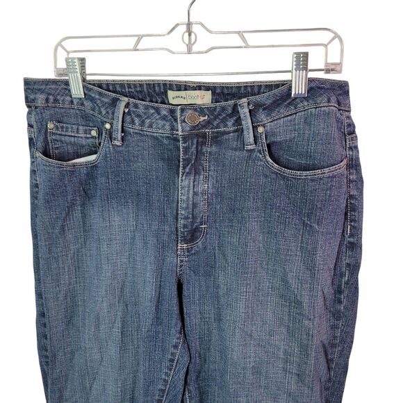 Riders by LEE Womens Size 14P Blue Solid Boot Cut Jeans - Picture 2 of 12